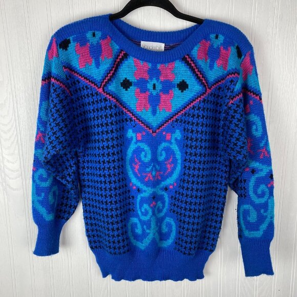 Vanderbilt Vintage 90's‎ Sweater Blue Long sleeve - Picture 3 of 3